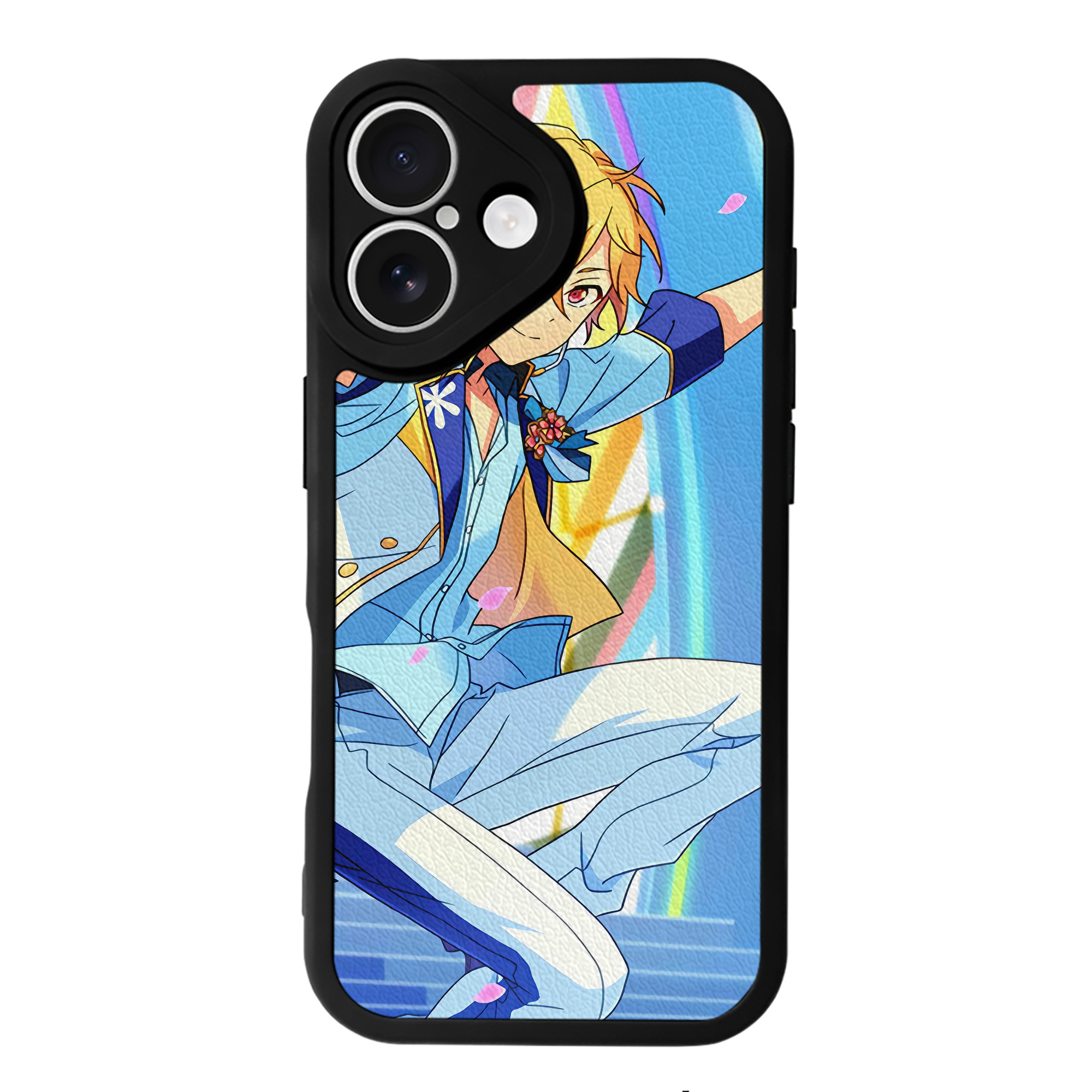 （画像用） あんさんぶるスターズ! Ensemble Stars 【iPhone 16シリーズ対応】シリコンスマホケース（レザー調） 材質：シリコン
